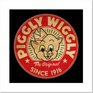 Piggly Wiggly Original | White Style Posters and Art